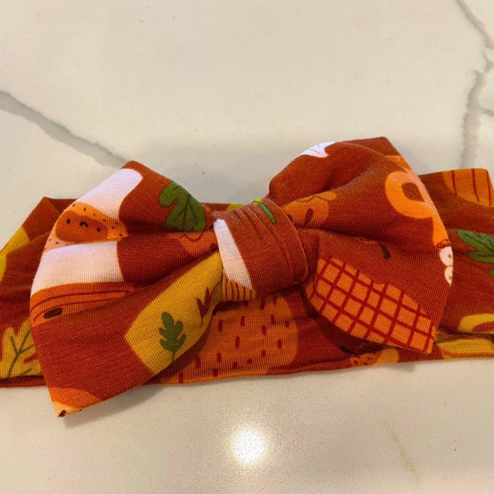 Little Sleepies Luxe Bow (Like New, used once)